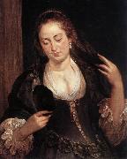 RUBENS, Pieter Pauwel Woman with a Mirror oil painting on canvas